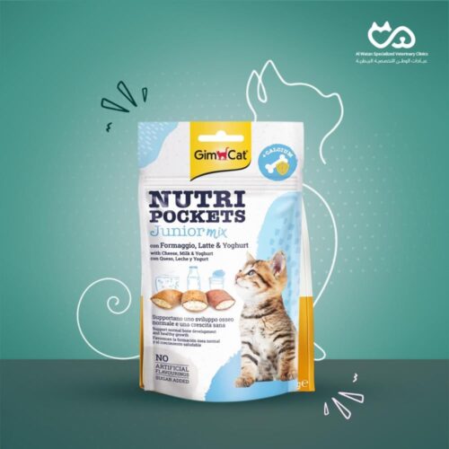 Gim Cat Nutri Pockets Junior Mix Cat Treats - 60g