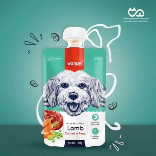 Dog Wet Food with Lamb, Carrots and Peas 90g