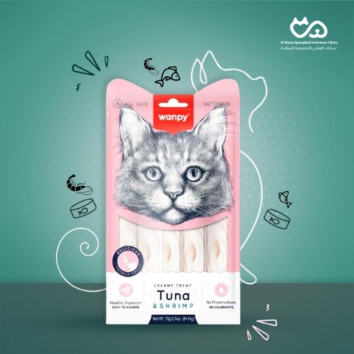 Cat treats with tuna and shrimp 14g*5