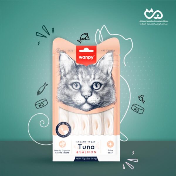Cat treats with tuna and salmon 14g*5