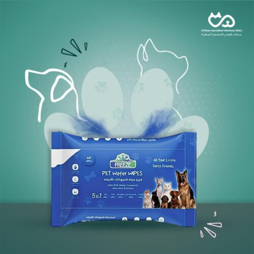Wet wipes for cats and dogs 60 wipes