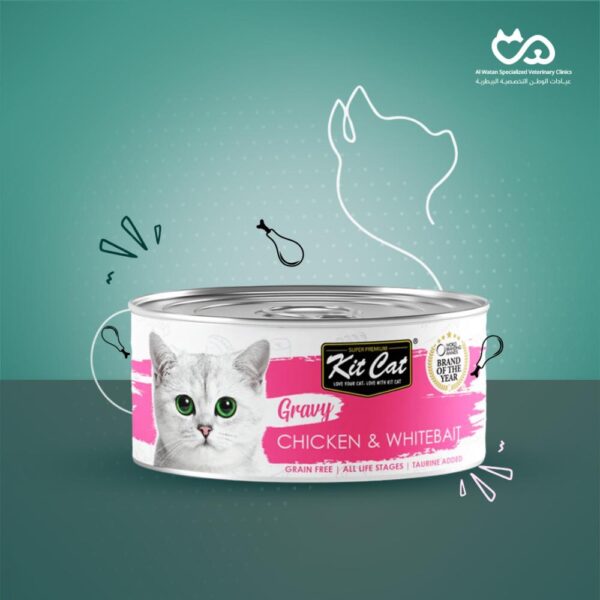 Gravy Canned Food (Chicken & Whitebait) 70g