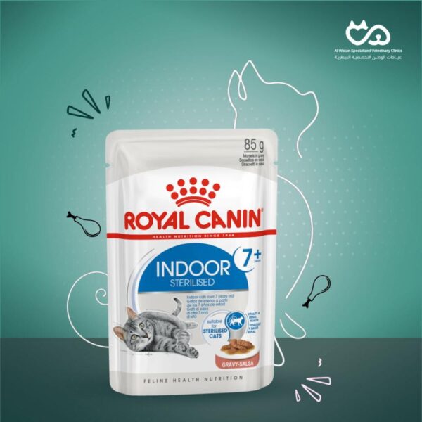 INDOOR STERILISED +7 Wet Food For Sterilized Old Cats (+7 Years) 85g