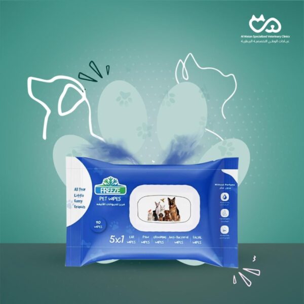 Wet wipes for cats and dogs 90 wipes