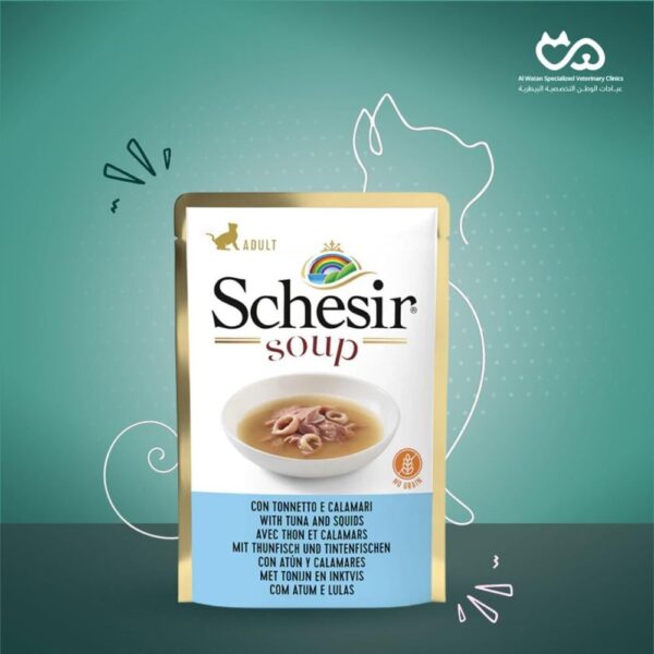 Pouch Gato de Soup Atún salvaje y calamares 85 g