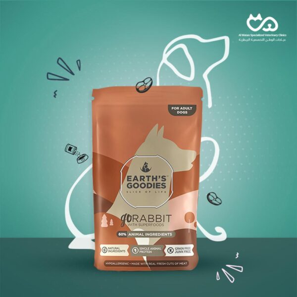 Wet food for adult dogs with rabbit flavor in gravy 150 g
